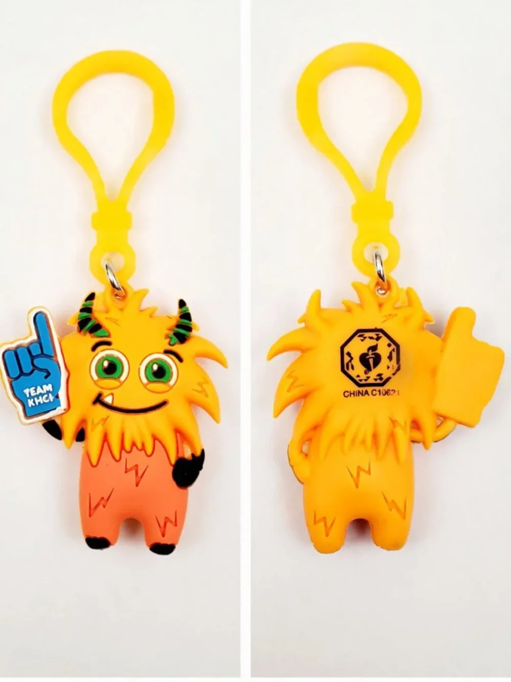 AMERICAN HEART ASSOCIATION Kids Heart Challenge Monsters & Robot Dog Keychains